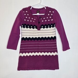 Tea Collection Fair Isles Sweater Dress Size 3